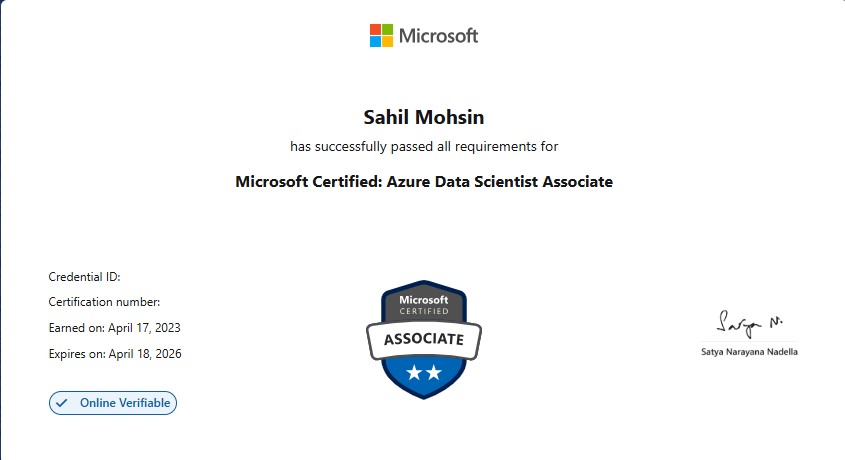 Certificate 3