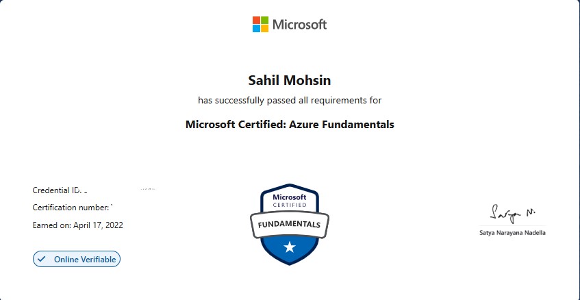 Certificate 11