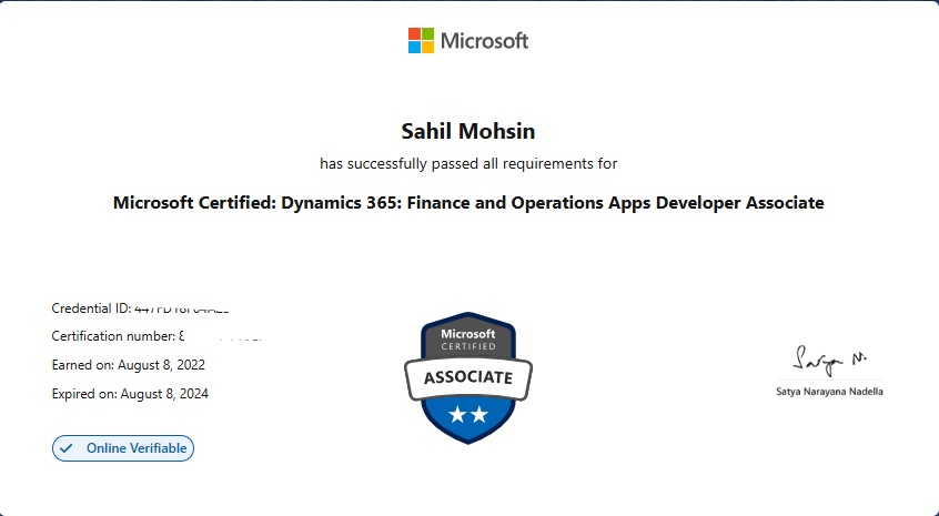 Certificate 7