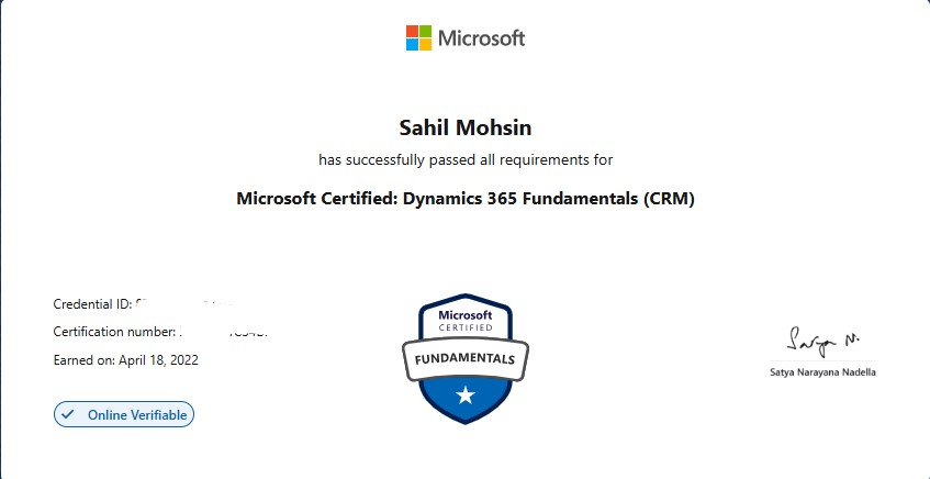 Certificate 12